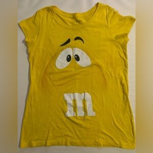 M&M'S Yellow Graphic Short Sleeve Tee